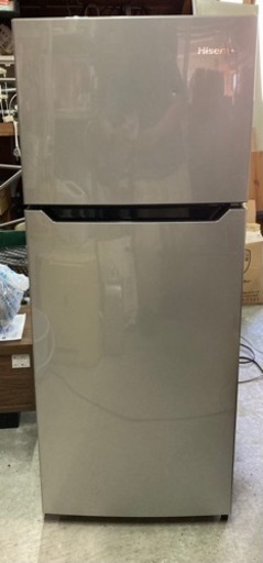 ハイセンス　冷蔵庫 シルバー 2ドア /右開きタイプ  2019年購入