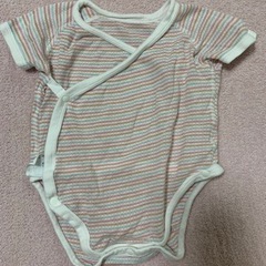 ユニクロ　コットンメッシュ肌着ボーダー