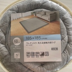 ニトリ 極冷 ウレタン入り洗える冷感接触ラグの画像