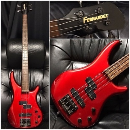 7/30(日)迄に引取り可能な方、表示価格から限定値引きします‼️ フェルナンデス SWBベースBASS金ロゴ日本製デランジェFERNANDES