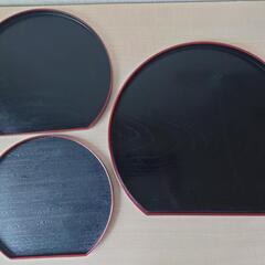 半月盆 3種セット 中古の画像