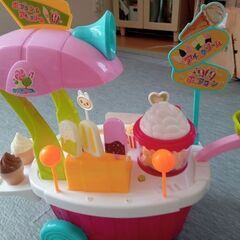 アイスクリーム屋さん、おままごとの画像