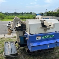 イセキ ハーベスタ HMD550 ディーゼルエンジンクローラ運搬車 5馬力　脱穀機の画像