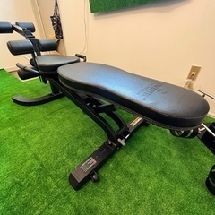 【パワーテックベンチ】頑丈な作りで安定性抜群‼︎ プレートを装着...