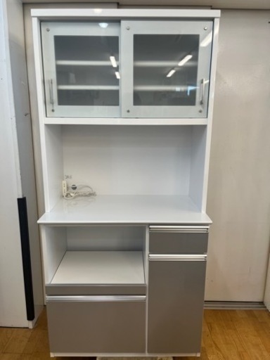 M052レンジボード★カップボード★食器棚★885幅ｍｍ