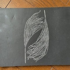田中清 型染版画 | 渋紙に点火される美