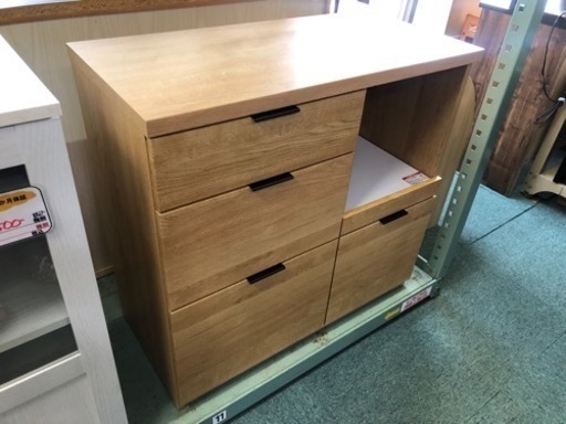 リサイクルサービス八光】幅89㎝ ニトリ カウンター (エトナ90CT LBR) 人気