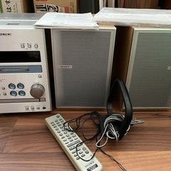 【受け渡者決定】ジャンク品　コンポ　SONY CMT-J3MD