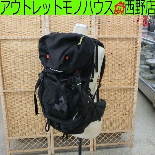 モンベル バックパック KITRA PACK 40 キトラパック 40L 黒系 登山 リュック かばん mont-bell ブラック 札幌 西野店