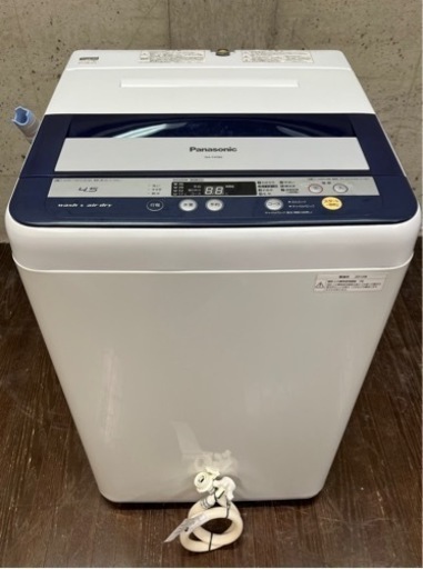 全自動電気洗濯機 Panasonic パナソニック NA-F45B6 4.5㎏ 単身用  一人暮らし