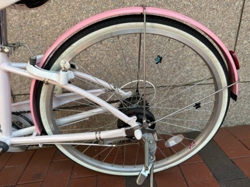 子供用自転車ブリヂストン24インチ　ヘルメット付　美品です