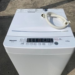 ハイセンス　洗濯機　HW-K45　2020年製　4.5㎏●AA07W013 