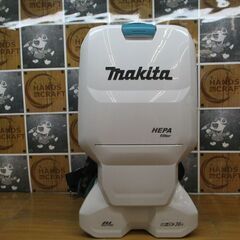 ★値下げしました★ マキタ　VC660DZ　背負い式クリーナー　未使用品　本体のみ（バッテリ/充電器別売）　バッテリ18V二個式　18V用　付属紙パック/ノズル付　【ハンズクラフト宜野湾店】の画像