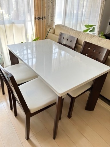 ダイニングテーブルセット、レンジ台、茶棚