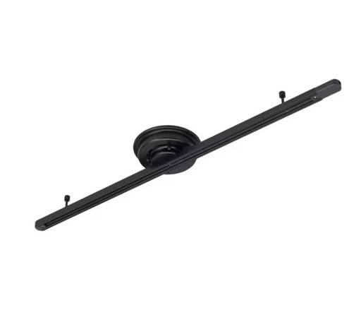 薄型シーリング直付けダイレクトレール1000mm 黒