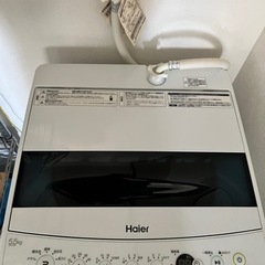 洗濯機　Haier JW-C55D 2020年製の画像
