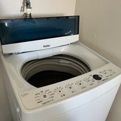 洗濯機　Haier JW-C55D 2020年製の画像