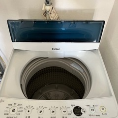 洗濯機　Haier JW-C55D 2020年製の画像