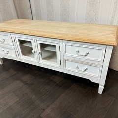 【ご購入者様決定】ほぼ新品！定価約¥33000-フレンチアンティーク テレビ台