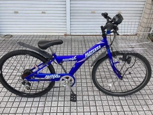 【ジュニアマウンテン】美品❗️26インチ　外装6段変速　デジタルスピードメーター付　チェーン、カゴ新品❗️若林自転車　唐崎店　SALE中❗️