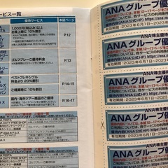 【2023/11/30まで】ANA株主優待券2枚 + ANAグループ優待券・セットの画像