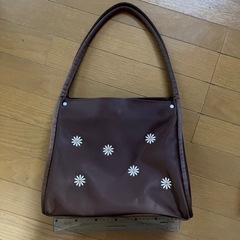 茶花柄　ショルダーバックの画像
