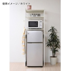 🌟激安‼️ お値下げ💥　コンパクトな冷蔵庫上におけるキッチンラック✨