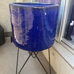 おしゃれな植木鉢　陶器　高音焼成