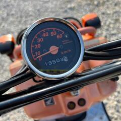 ホンダ ズーマー AF58 オレンジ 13503km 50cc 原付 タイヤ前後新品の画像