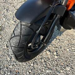 ホンダ ズーマー AF58 オレンジ 13503km 50cc 原付 タイヤ前後新品の画像