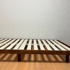 【決定済】シングル脚付きヘッドレスすのこベッドの画像