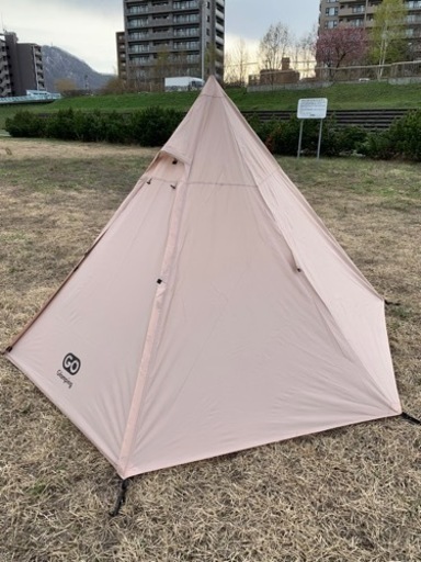 【お話中】　テント　ワンポールテント　ティピーテント　GO Glamping  アウターのみ一度使用　インナー・ポール・ペグ・ロープ未使用