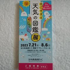 すごすぎる｢天気の図鑑展｣虹のはなし 非売品ご招待券