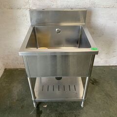 1槽シンク ステンレス 業務用 流し台 W600×D600×H930mm ⑥