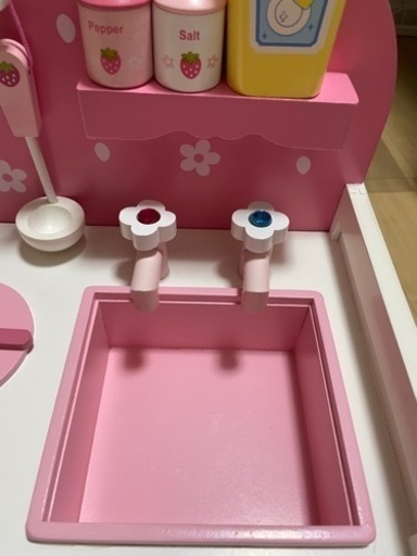 【箱付き】マザーガーデン　野いちごのおままごとと つぶつぶ桃グリルキッチン