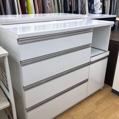 ★ジモティ割あり★  レンジ台  W118×D45×H96 クリーニング済み SJ2890