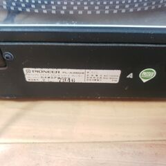 Pioneer パイオニア PL-A450B レコードプレーヤーの画像
