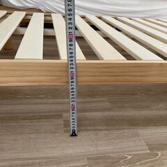 ☆美品　すのこベッド　シングルベッド　の画像