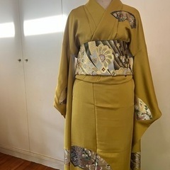 振袖、着物と帯のセット