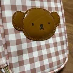 ミッフィー　ボリス　チェック機能ポーチの画像