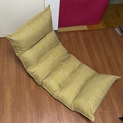 値下げしました　未使用の新品！　リクライニング座椅子 14段ギア 低反発 コンパクト オールシーズンOK！〔65170001〕　タンスのゲンの画像