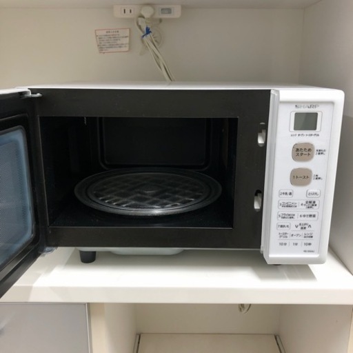 安心の6ヶ月保証付き！SHARP オーブンレンジ　2018年製　650W【トレファク堺福田店】