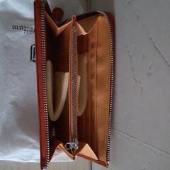 ✨☆⸒⸒新品  本牛革  クロコダイル調長財布 CAMEL  の画像