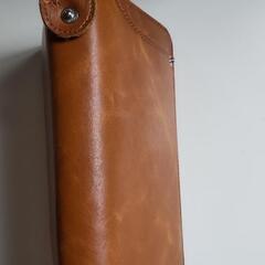 ✨☆⸒⸒新品  本牛革  ランドファスナー長財布 CAMEL   ‼️の画像
