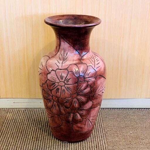 花瓶 花柄 壺
