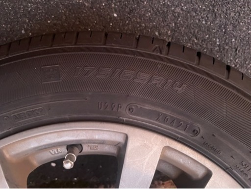 最終価格　2022年購入 175/65/R14 タイヤ