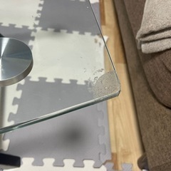 ガラステーブル、ガラスローテーブルの画像