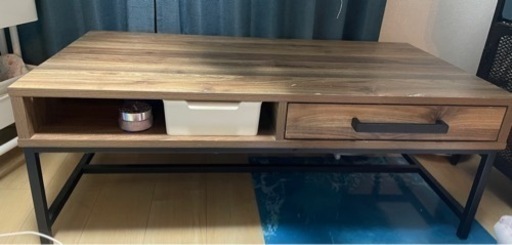 ★30日までに取り引き可能な方！★引き出しつき！コーヒーテーブル センターテーブル