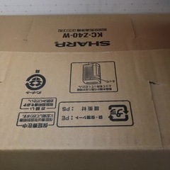 シャープ　空気清浄機　プラズマクラスターの画像