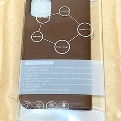 ⭐️手帳型iPhone11ケース⭐️新品未使用⭐️ブラウン⭐️の画像
